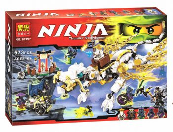 10397 Конструктор Bela «Ninja» Ледяной Дракон Сэнсэя 573дет. Аналог Lego Ninjago 70734