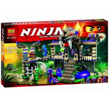 Конструктор Bela Ninja 10324 Храм Клана Анакондрай 528 деталей (аналог Lego Ninjago 70749)