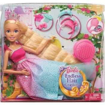 Кукла Барби Супер-длинные волосы Barbie Endless Hair Kingdom 43см.