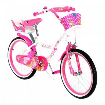 Велосипед двухколесный 20″ SW-17014-20 розовый с корзинкой