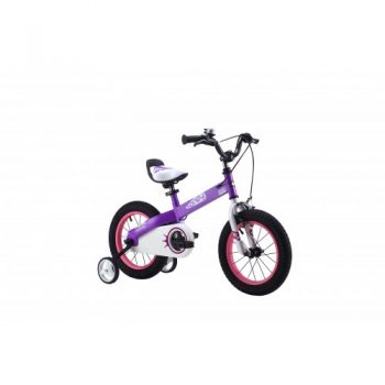  Детский велосипед 16 Royal Baby Honey Steel фиолетовый. 