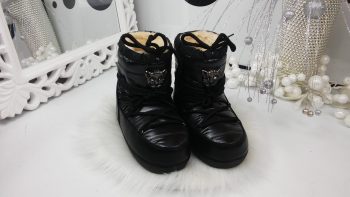 Луноходы женские Moon Boot ( Черные)