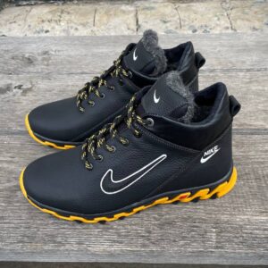 Чоловічі шкіряні зимові кросівки Nike Код: N 22/9