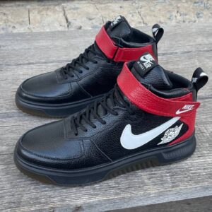 Чоловічі шкіряні зимові кросівки Nike Код: Б01-06/5