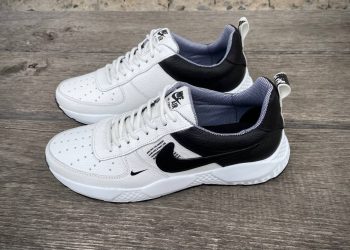 Чоловічі шкіряні кросівки Nike Код: 01-15/6 бел
