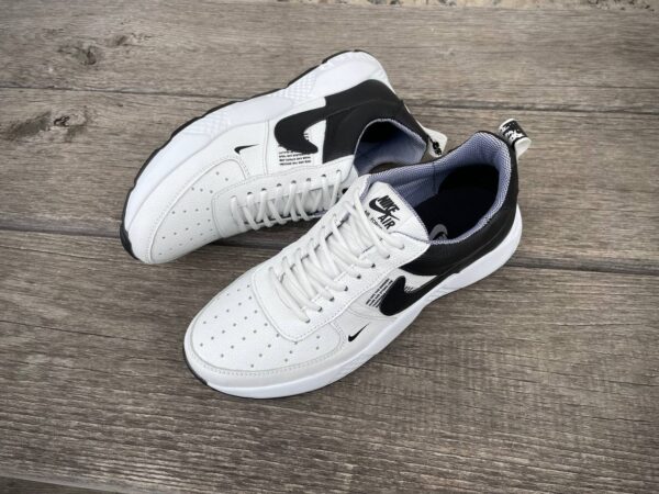 Чоловічі шкіряні кросівки Nike Код: 01-15/6 бел - Зображення 2