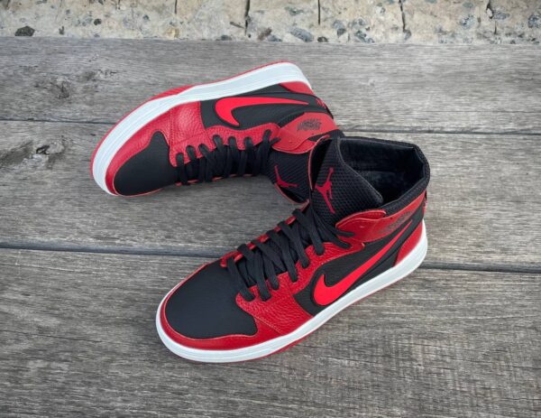 Чоловічі шкіряні зимові кросівки Nike Код: К7 ч/кр.фл - Зображення 2