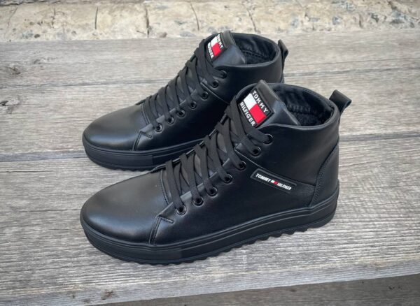 Чоловічі шкіряні черевики Tommy Hilfiger Код: 103 ч.т.