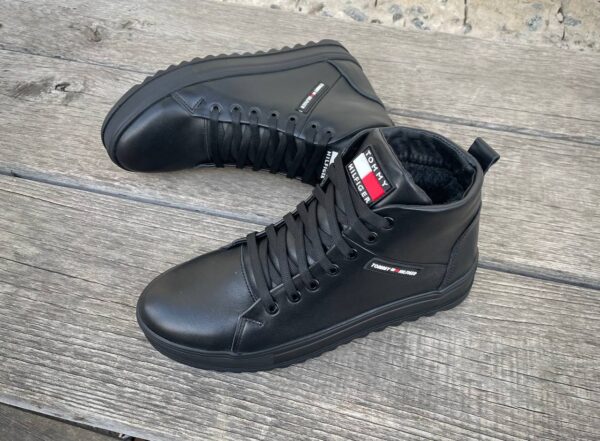 Чоловічі шкіряні черевики Tommy Hilfiger Код: 103 ч.т. - Зображення 2