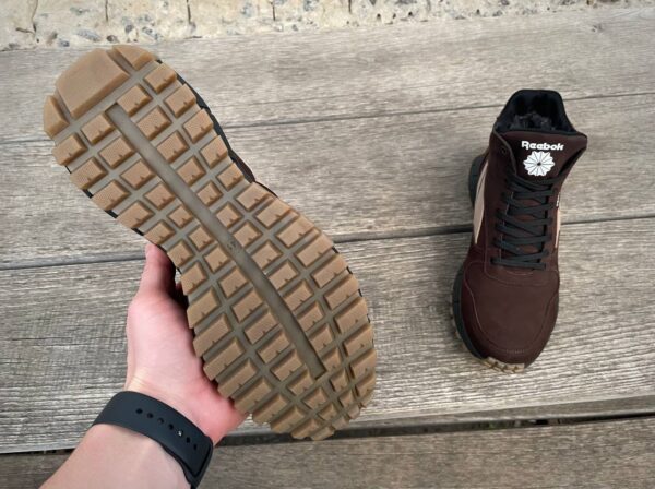 Чоловічі шкіряні зимові черевики Reebok Код: R16 кор/бот - Зображення 5