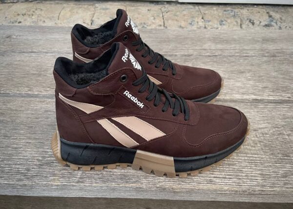 Чоловічі шкіряні зимові черевики Reebok Код: R16 кор/бот - Зображення 7
