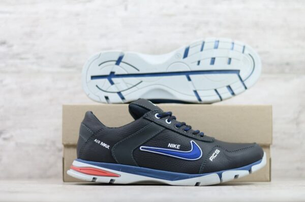 Мужские кожаные кроссовки Nike Код: N7 - Зображення 4