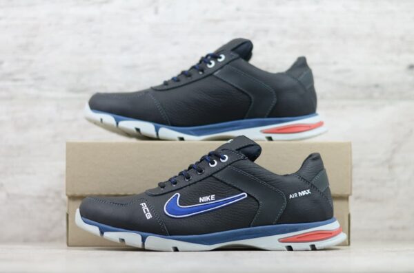 Мужские кожаные кроссовки Nike Код: N7 - Зображення 5