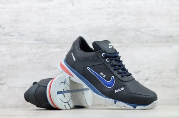 Мужские кожаные кроссовки Nike Код: N7 - Зображення 2