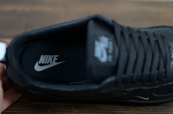 Мужские кожаные кеды Nike Код: 01-15/4 чер - Зображення 4