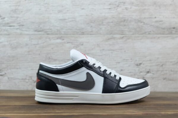 Мужские кожаные кеды Nike Код: 01-17/15 чер/бел - Зображення 7