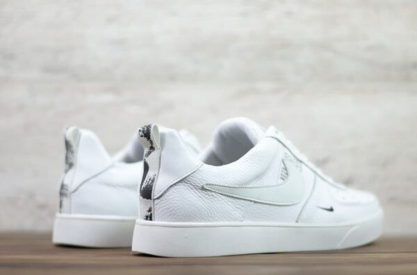 Мужские кожаные кеды Nike Код: 01-15/2 бел - Зображення 4