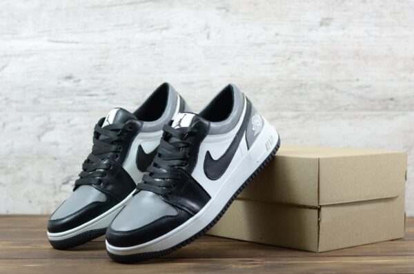 Мужские кожаные кеды Nike Код: JR70/5 - Зображення 4