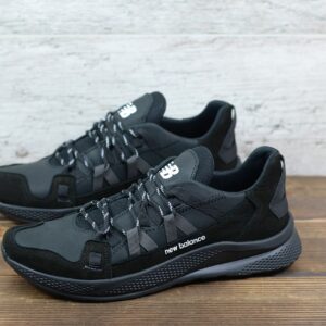 Мужские кожаные кроссовки New Balance Код: NZ чер