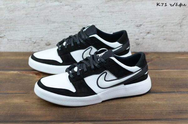 Мужские кеды Nike Код: К71 ч/б.фл