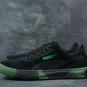 Мужские замшевые кеды Puma Код: РЗ зел
