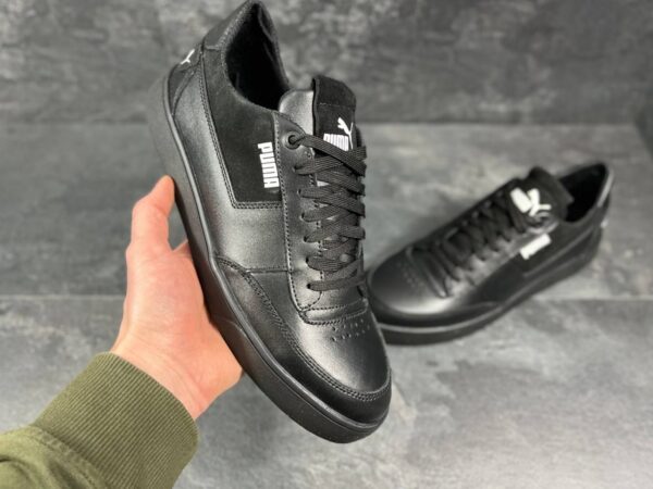 Мужские кожаные кеды Puma Код: 16/1 ч.т. - Зображення 2