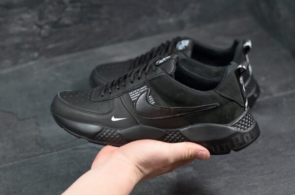 Мужские кожаные кроссовки Nike Код: 01-15/34 мат - Зображення 4