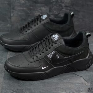 Мужские кожаные кроссовки Nike Код: 01-15/34 мат