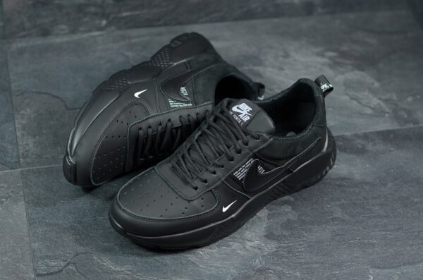 Мужские кожаные кроссовки Nike Код: 01-15/34 мат - Зображення 2