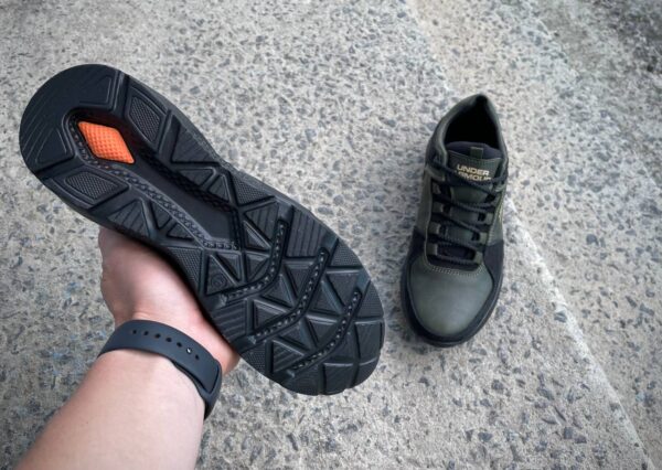 Чоловічі шкіряні кросівки Under Armour Код: А-2 хаки - Зображення 7