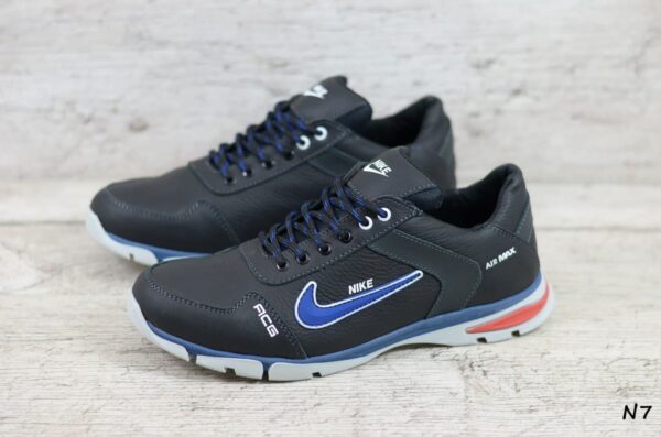 Мужские кожаные кроссовки Nike Код: N7
