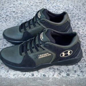 Чоловічі шкіряні кросівки Under Armour Код: А-2 хаки