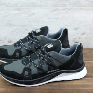 Мужские кожаные кроссовки New Balance Код: NZ сер