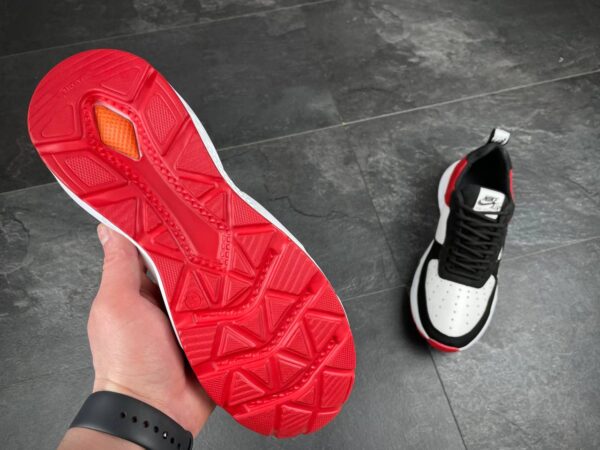 Чоловічі шкіряні кросівки Nike Код: 112 чор/біл/чер - Зображення 6