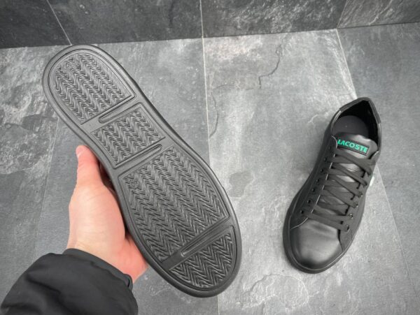 Чоловічі шкіряні кеди Lacoste Код: L6/3 ч.т - Зображення 6