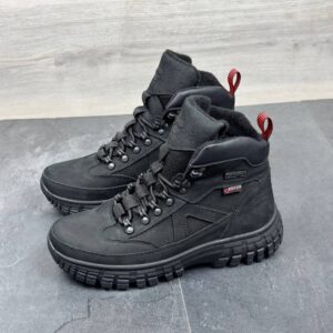 Чоловічі зимові шкіряні черевики  Код: Nivas 2421