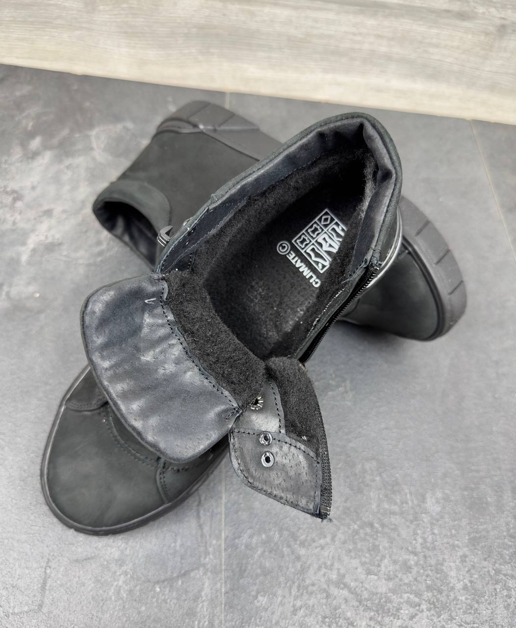 Чоловічі зимові нубукові кросівки Код: 311 ч/н - Зображення 3