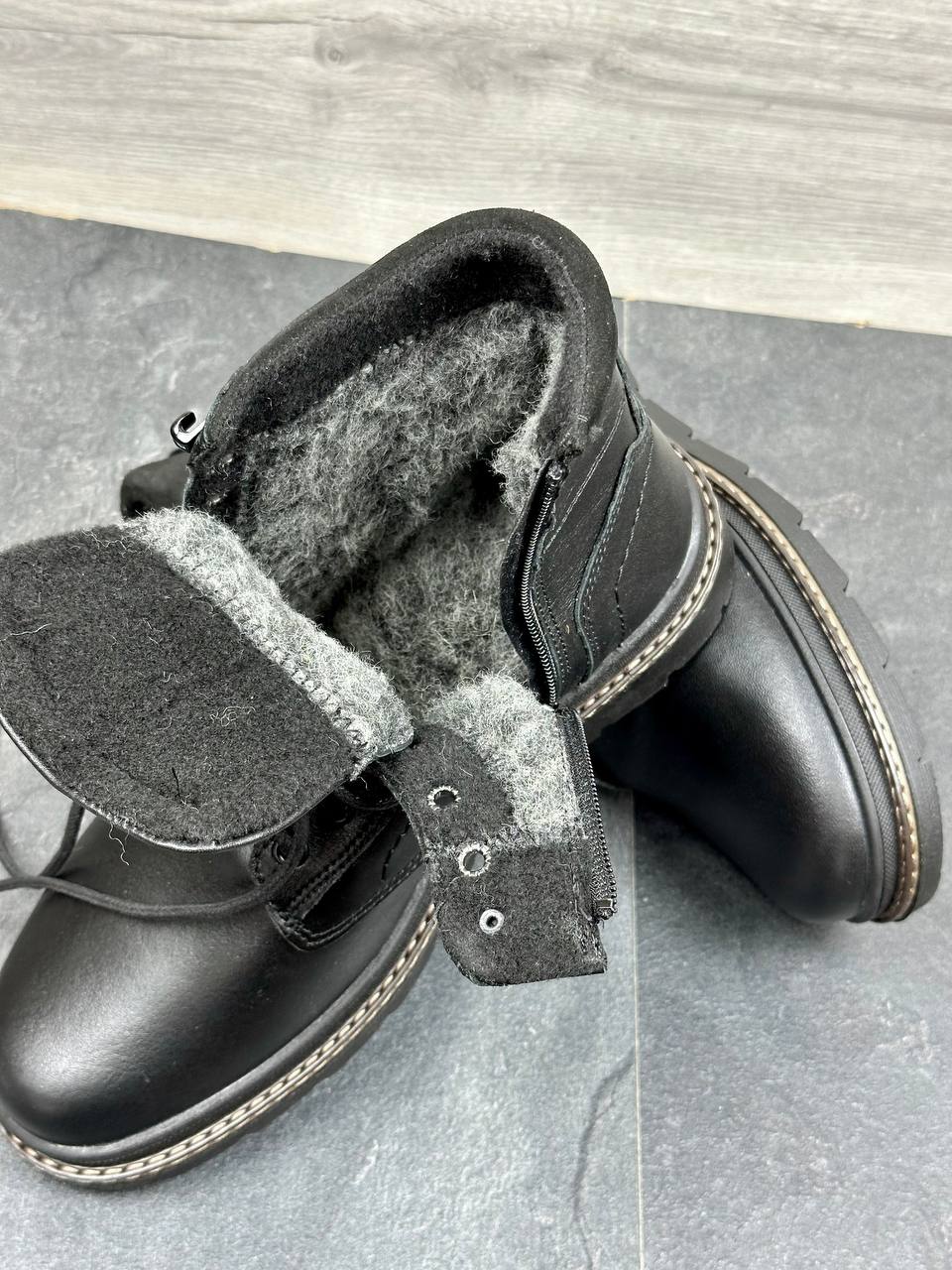 Чоловічі шкіряні черевики Nivas  Код: Nivas - Зображення 6