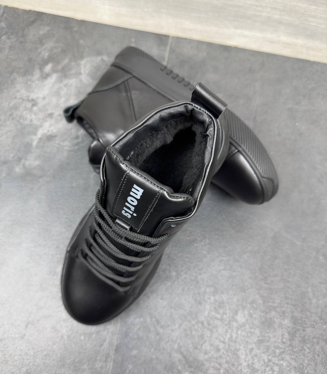 Чоловічі шкіряні зимові кеди/черевики  Код: ПБ13-50/2 moris - Зображення 3