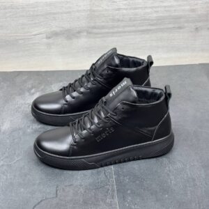 Чоловічі шкіряні зимові кеди/черевики  Код: ПБ13-50/2 moris