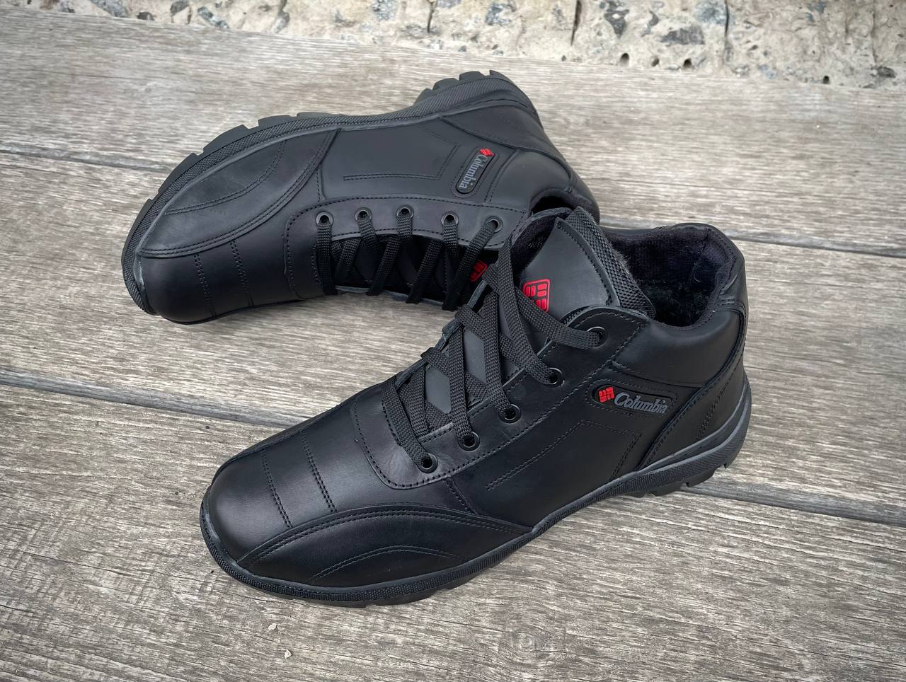 Чоловічі зимові шкіряні черевики Columbia Код: 01 бот - Зображення 6