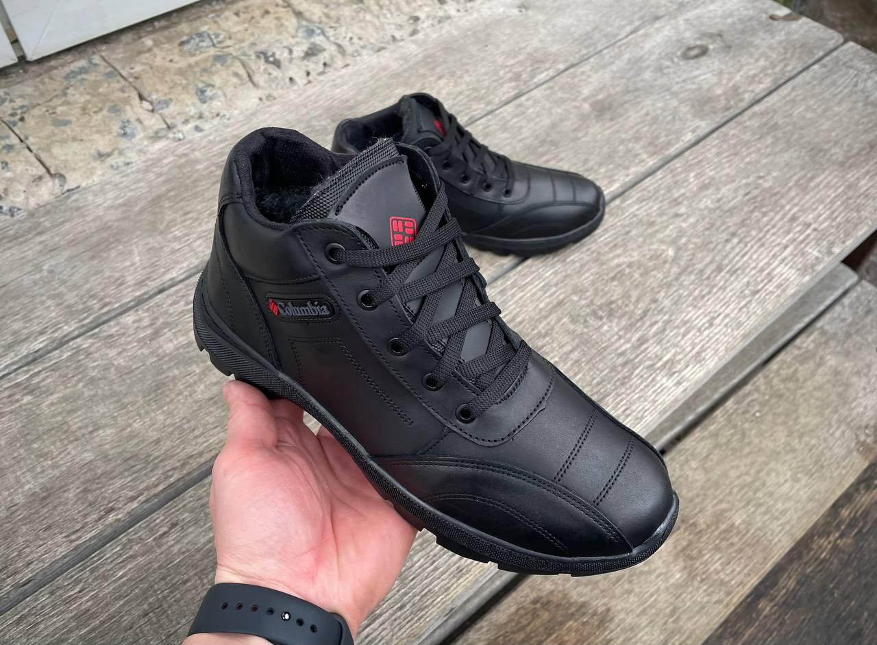 Чоловічі зимові шкіряні черевики Columbia Код: 01 бот - Зображення 9