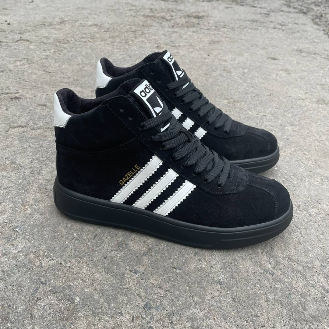 Чоловічі зимові кеди/черевики Adidas Код: А21-3 чорний