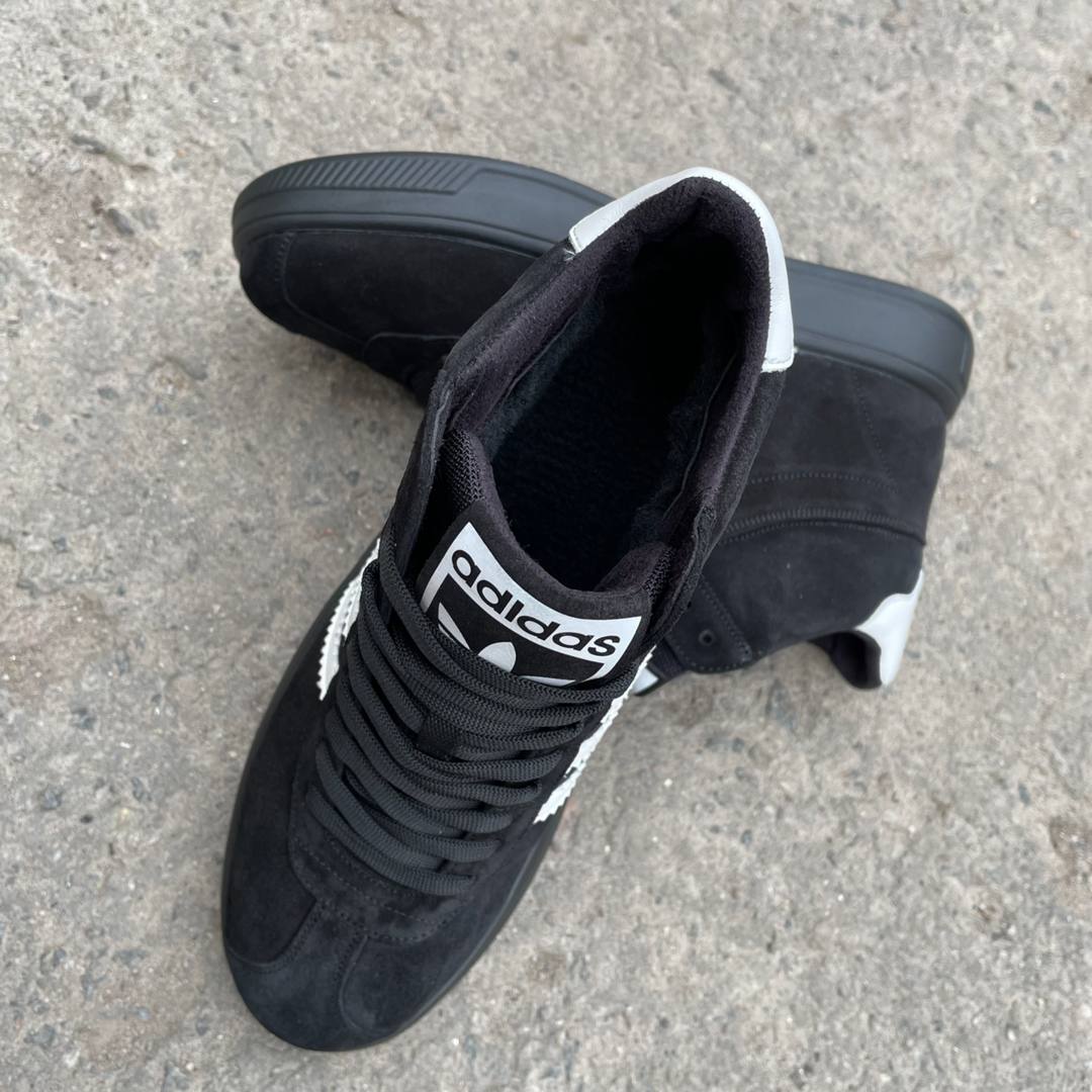 Чоловічі зимові кеди/черевики Adidas Код: А21-3 чорний - Зображення 3