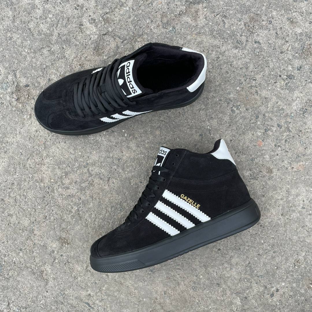 Чоловічі зимові кеди/черевики Adidas Код: А21-3 чорний - Зображення 4