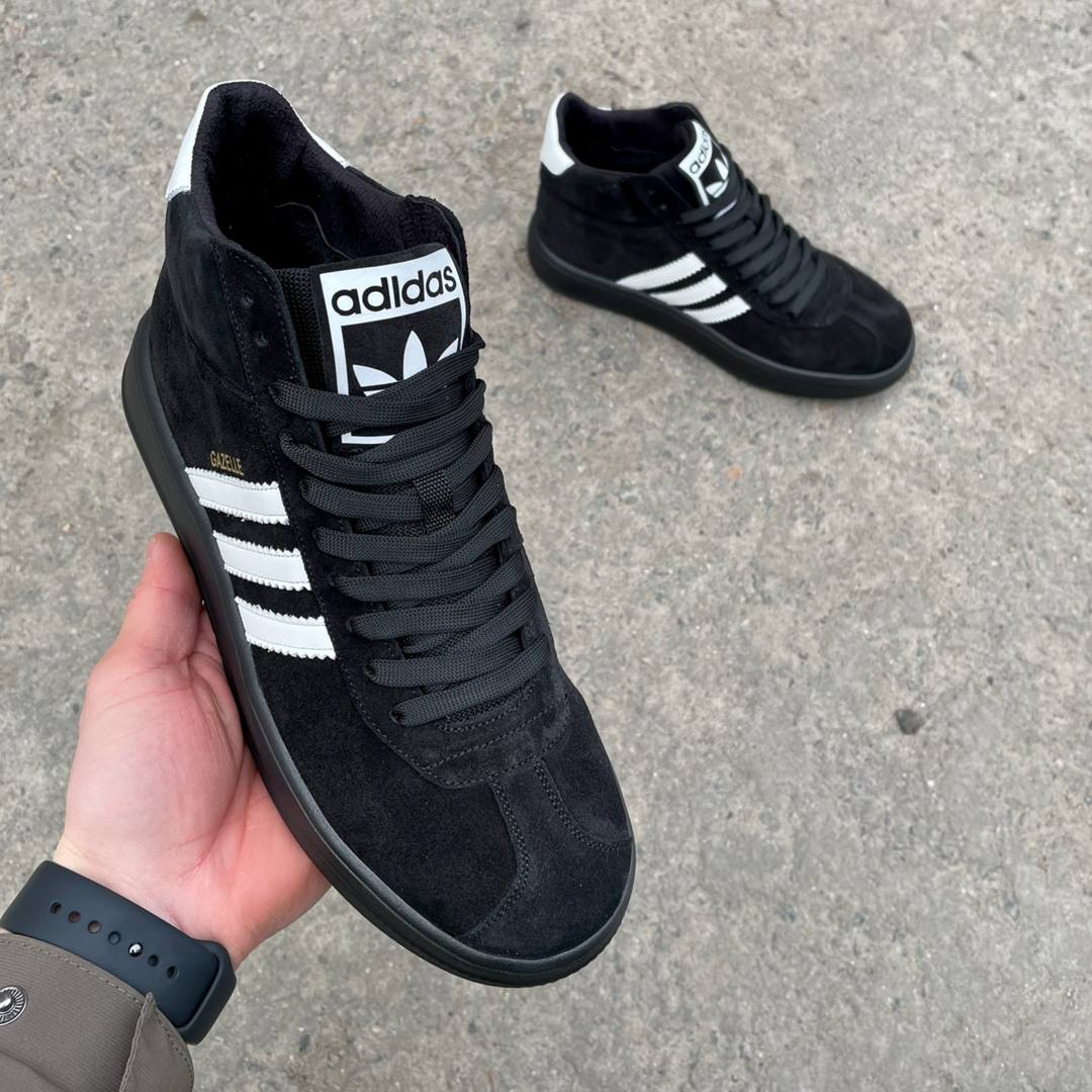 Чоловічі зимові кеди/черевики Adidas Код: А21-3 чорний - Зображення 5