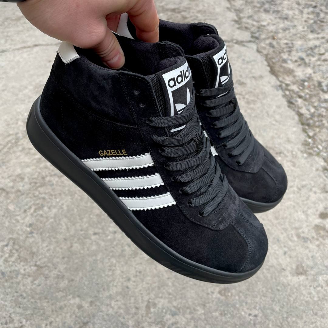 Чоловічі зимові кеди/черевики Adidas Код: А21-3 чорний - Зображення 6