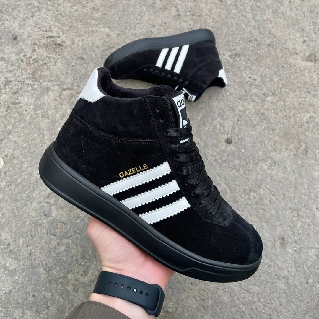 Чоловічі зимові кеди/черевики Adidas Код: А21-3 чорний - Зображення 7