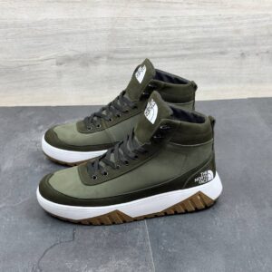 Чоловічі зимові шкіряні кросівки The North Face  Код: 64 з.в