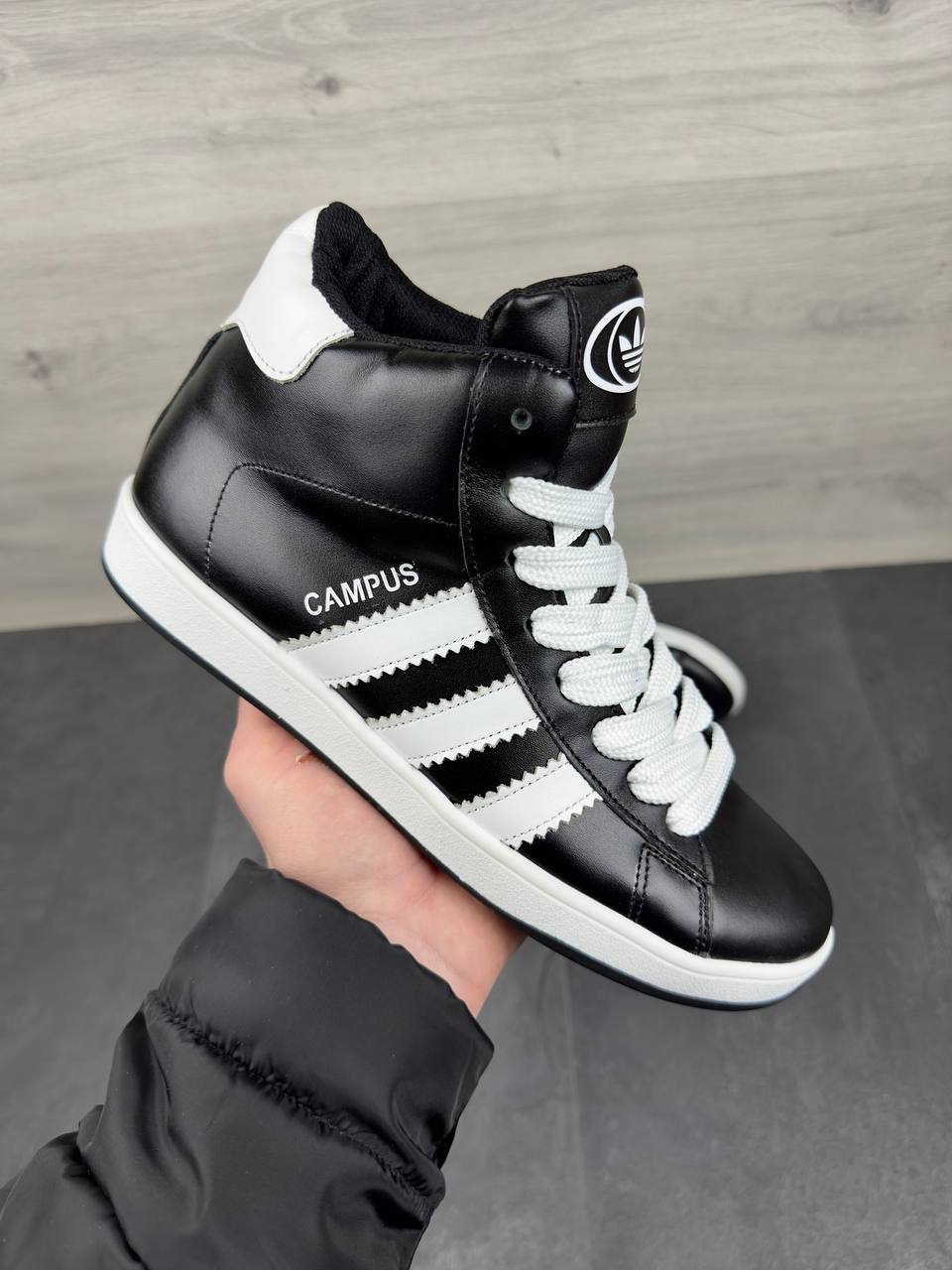 Чоловічі зимові шкіряні кросівки Код: Cam б.бот - Зображення 3